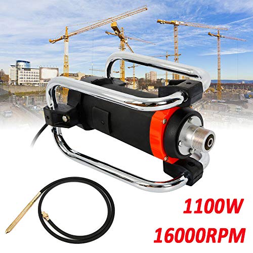 DONNGYZ Electric High Speed Concrete Vibrator, Concrete Vibrator Motor 4.5M Poker to Remove Air Bubbles Level 16000RPM 1100W (US Stock) - Thumbnail 3