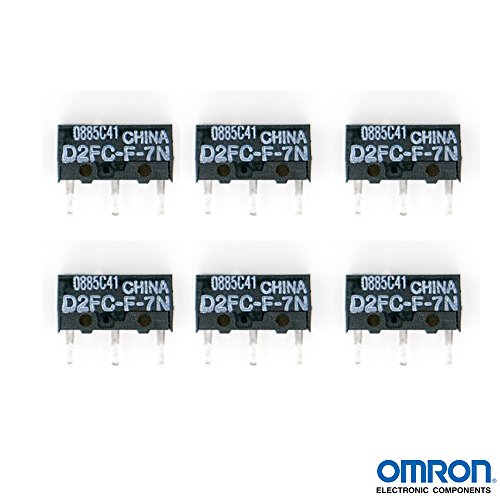 QTY 6 OMRON D2FC-F-7N Micro Switch Microswitch Switches for RAZER APPLE MS Mouse
