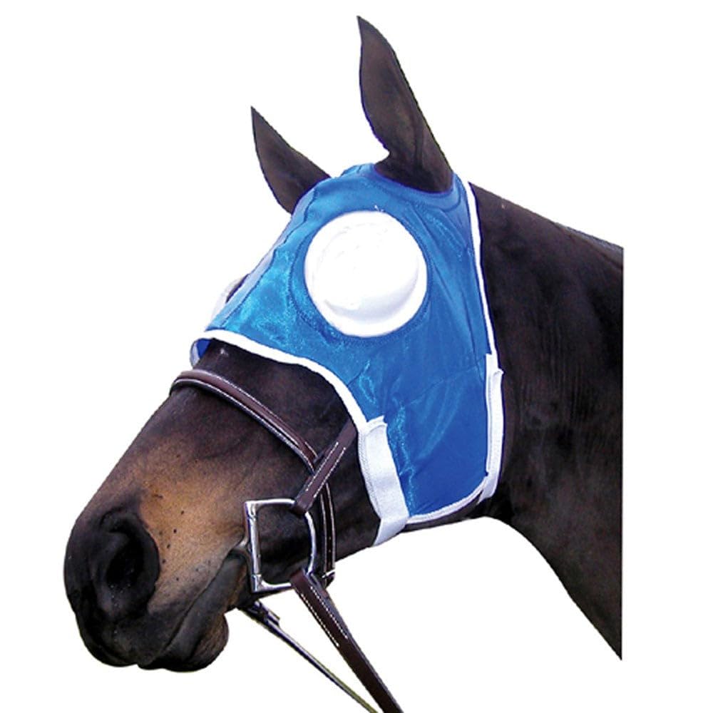 Intrepid International Horse Mask Full Cup Blinker Hood - Adjustable Polyester Training Mask for Racing, Eye Injuries, Reduce Distractions - One Size