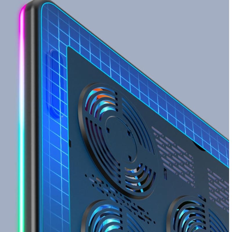 Silent Cooling Refrigeration 5-Fan Laptop Computer Radiator