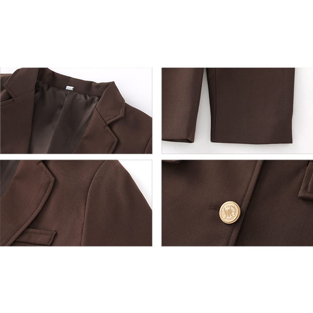 ブレザー ダブル 茶 ブラウン 制服 上着 tam-40032 ブレザー ダブル 白 ホワイト 制服 上着 tam_40016