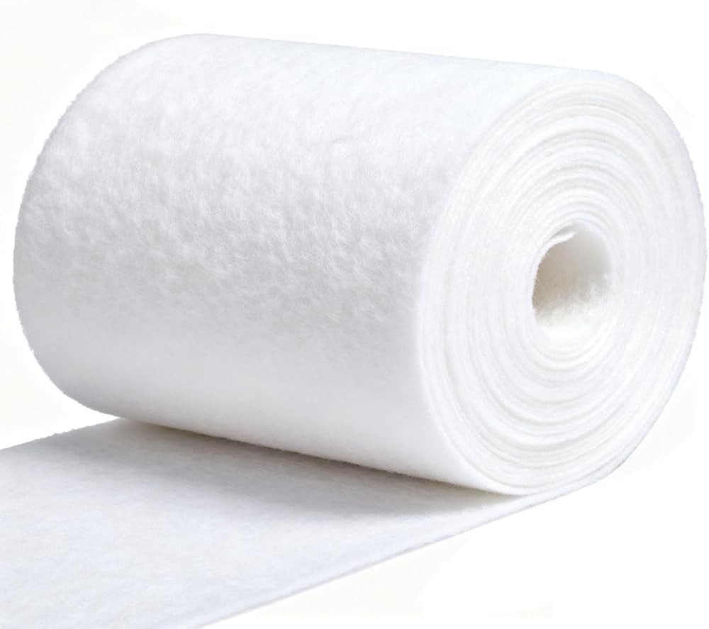 Rollo de algodón para Filtro de Aire HVAC de 1 x 20 m, Almohadilla de Medio filtrante de ventilación de poliéster, Material filtrante de Aire Recortable de 5 mm de Espesor (tamaño: 5 mm)