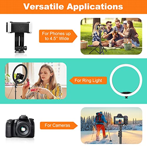 Ubeesize 12'' Ring Light With 62'' Selfie Stick Tripod, Led Ring Light With Stand And Phone Holder For Recording/Makeup/Youtube/Tik Tok, Compatible With Cell Phone, Camera #TOP3
