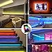 ZHT 32.8ft 10m LED Strip Lights, Waterproof WiFi LED Lights Strip with 300 LEDs SMD 5050 RGB Rope Lights, Sync to Music, 24 Key Remote Control and Work with Alexa/Google Home Kitchen Party
