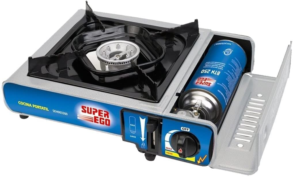 Pack Hornillo Super Ego + 4 Cartucho de Gas Super Ego Btn 250