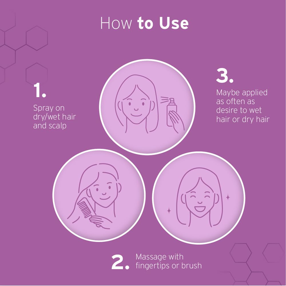 Hyalogic Biotin Volumizing Hair Spray with Hyaluronic Acid for Thinning Hair | Promotes Thicker, Healthier Locks and Scalp | 4 fl oz (118ml) - Image 5