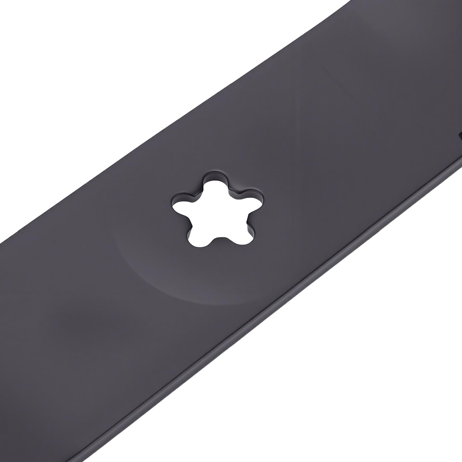 Cuchillas de Corte para Césped de Tres Piezas, Reemplazo con Orificio Central de Cinco Estrellas, Componente Duradero para Cortacéspedes de 48 Pulgadas