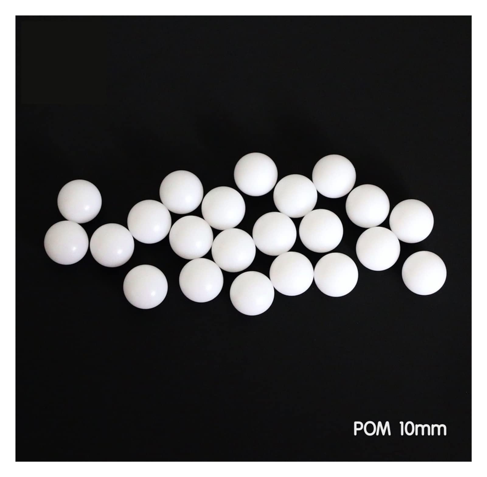 Bolas de rodamiento de plástico de polioximetileno de 10 mm