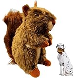Dog Squeak Toys Squirrel, Interactive Dog Toy for Small, Medium and Large Breeds, Dog Toys Stuffed with Squeaky, Stuffed Dog Toy with Squeaky Stuffed & Animals Chew Toy for all Dogs Pet.