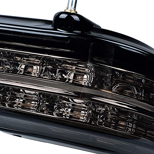Tour Pak Led Brake/Turn/Tail Lamp Light With Accent Side Marker Led Light Kit Fit For Harley Flhtcu Flhtcul Flhtk, Flhtkl, Fltru Flhtcutg 2014-2020-Smoke Lens #TOP3