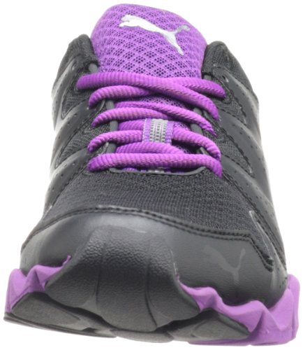 PUMA PUMA Women's Shintai Cross-Training Shoe,Black/Sparkling Grape,7 B US