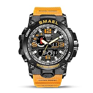 SMAELBand Mannen Militair horloge 50m waterdicht polshorloge LED kwartshorloge sporthorloge mannen S Shock