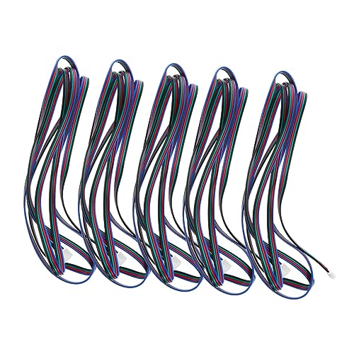 MUCKLILY 5pcs Stepper Motor Cable Connector for Printer Printer Machines Cable Bipolar Stepper Wire for Motor Connection