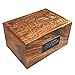 Butterfly Large Size Wooden Cremation Urn with Custom Engraving