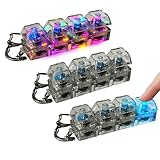 ⭐【Soulagement du Stress Nomade - Poche & Sac】 Son format porte-clés compact se glisse partout : poche, sac, trousse. Dès que l‘anxiété monte dans les transports ou lors d’une journée chargée, ce fidget clavier offre une échappatoire tactile immédiate. La réponse précise des boutons une sensation de keez immédiatement apaisante. Votre jouet anti stress nomade, toujours sur vous pour désamorcer la pression où que vous soyez.