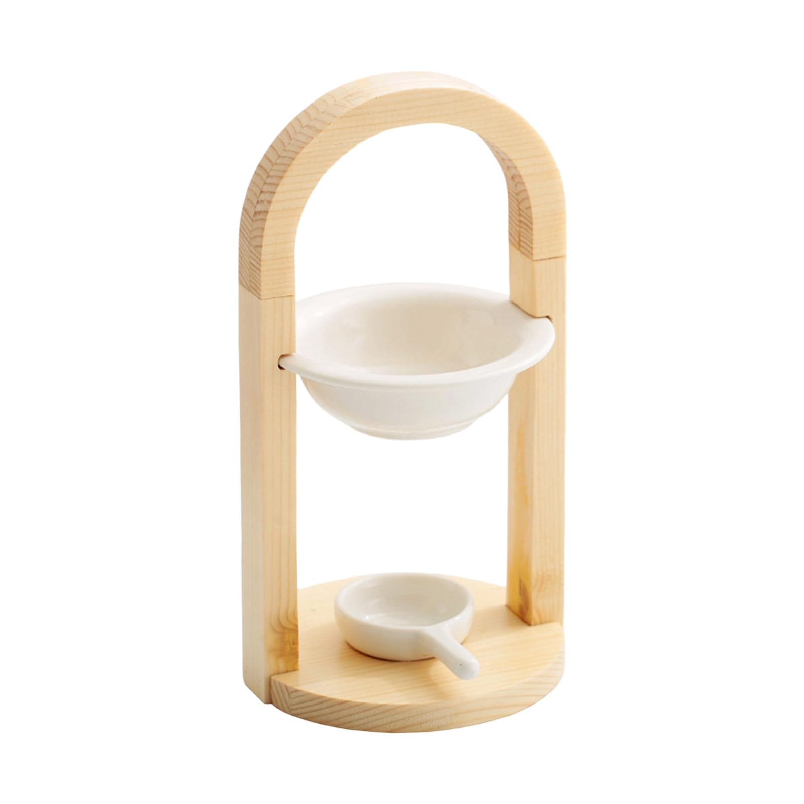 Xjdzineq Ceramic Tealight Oil Wax Melt Warmer, Essential Oil Diffuser Holder for Home Decor Housewarming Tealight Holder