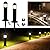2 Pack Low Voltage Landscape Pathway Lights, 12V LED Bollard Light IP67 Waterproof, Outdoor Driveway Walkway Wired Lights (Included Connector and Stakes) - Yard Garden Lawn,2700K Warm White