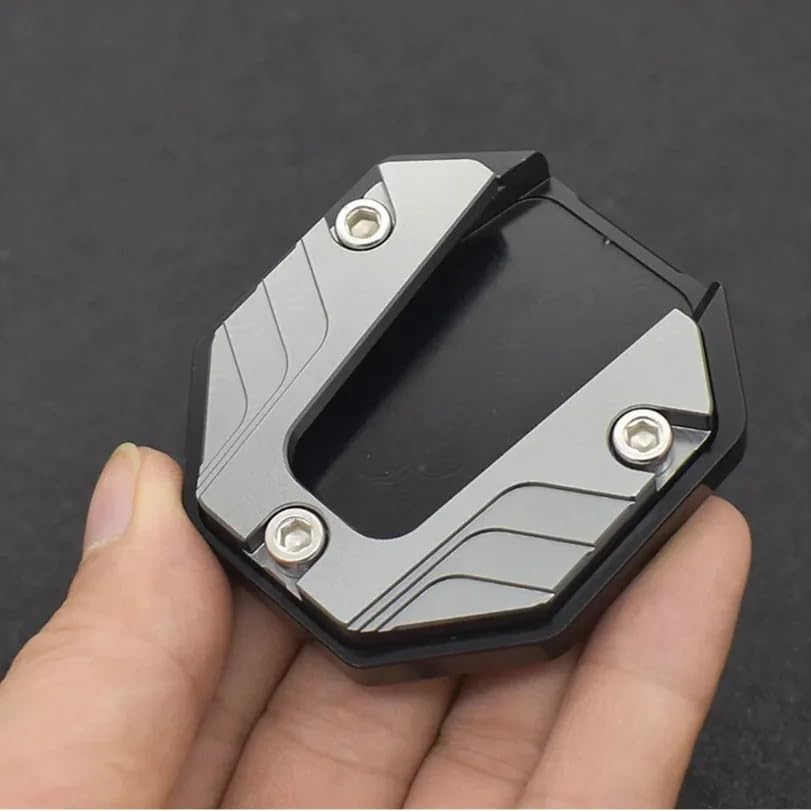 Soporte lateral extensor para evitar que la moto se hunda azul 7