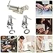 3pcs Large Metal Darning/Free Motion Sewing Machine Presser Foot for All Low Shank Brother Singer Babylock Janome and More Sewing Machines - Include Close Toe, Open Toe and Quilting Foot