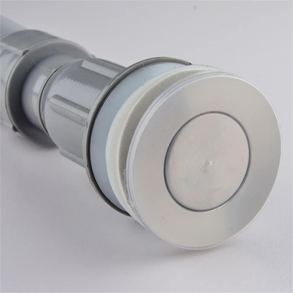 HBJWOV Flexible P-Trap Fits 37mm OD Inlet for 32mm Outlet, Universal Sink Pipe Wash Basin S Tube