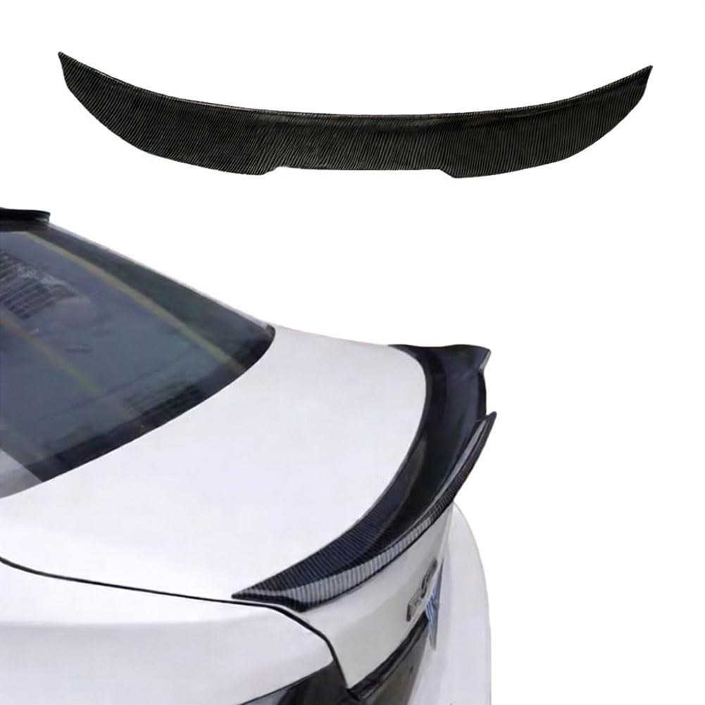 Kompatibel für BMW 3 Series E93 PSM 2005–2012, Auto-Heckspoiler, Festem Windabweiser, Hinteren Kofferraum-Dach-Sport-Splitter,Black