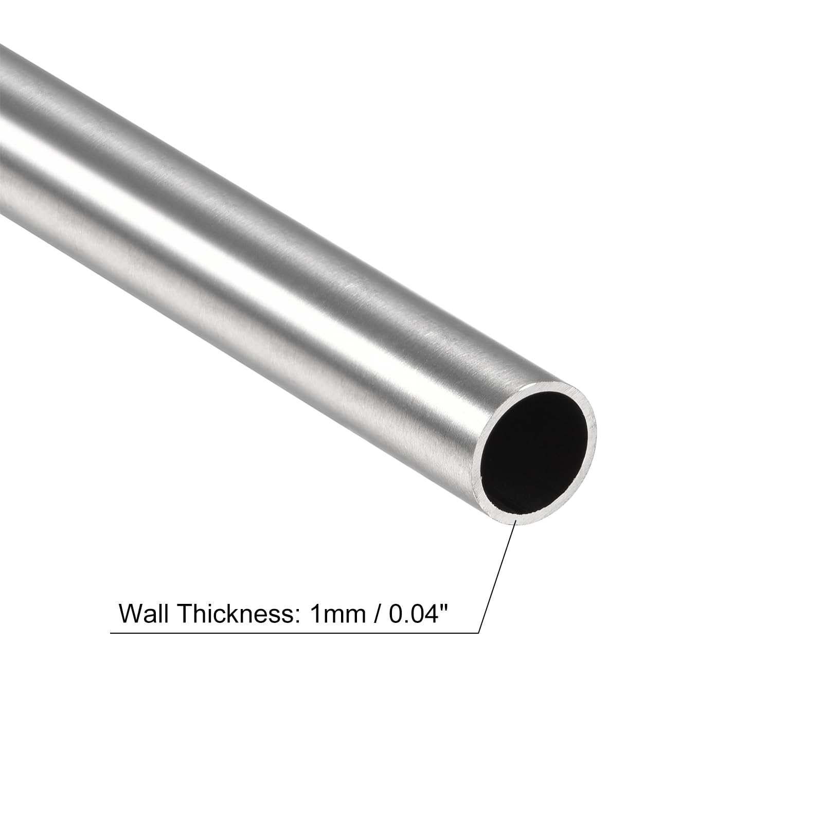 sourcing map Tube en acier inoxydable 304, diamètre extérieur 13 mm x 1 mm, épaisseur de paroi de 300 mm de long, tube capillaire en métal pour machines industrielles