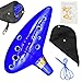Instrumento Zelda Ocarina 12 Hoyo Alto C con cordón para el cuello y cancionero, Zelda Ocarinas, Cuerda y bolsa protectora negra