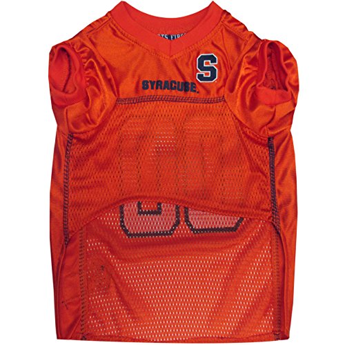 Image of Pets First Collegiate Syracuse Orange Dog Mesh Jersey, X-Small