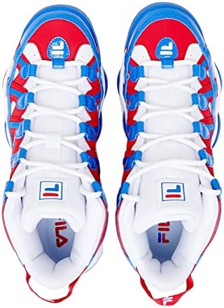 Fila Mens Stackhouse Spaghetti, Color: Wht/Fred/Prbl, Size: 8 (1BM01268-125-8) | Image 5
