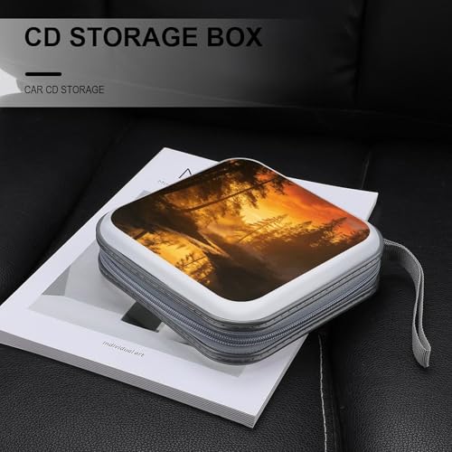 Porta DVD para coche y hogar con espacio para 40 discos guardados 6