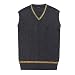 WOTOGOLD Cosplay Costumes unisex Vest Sweater Fall and Winter Waistcoat Yellow