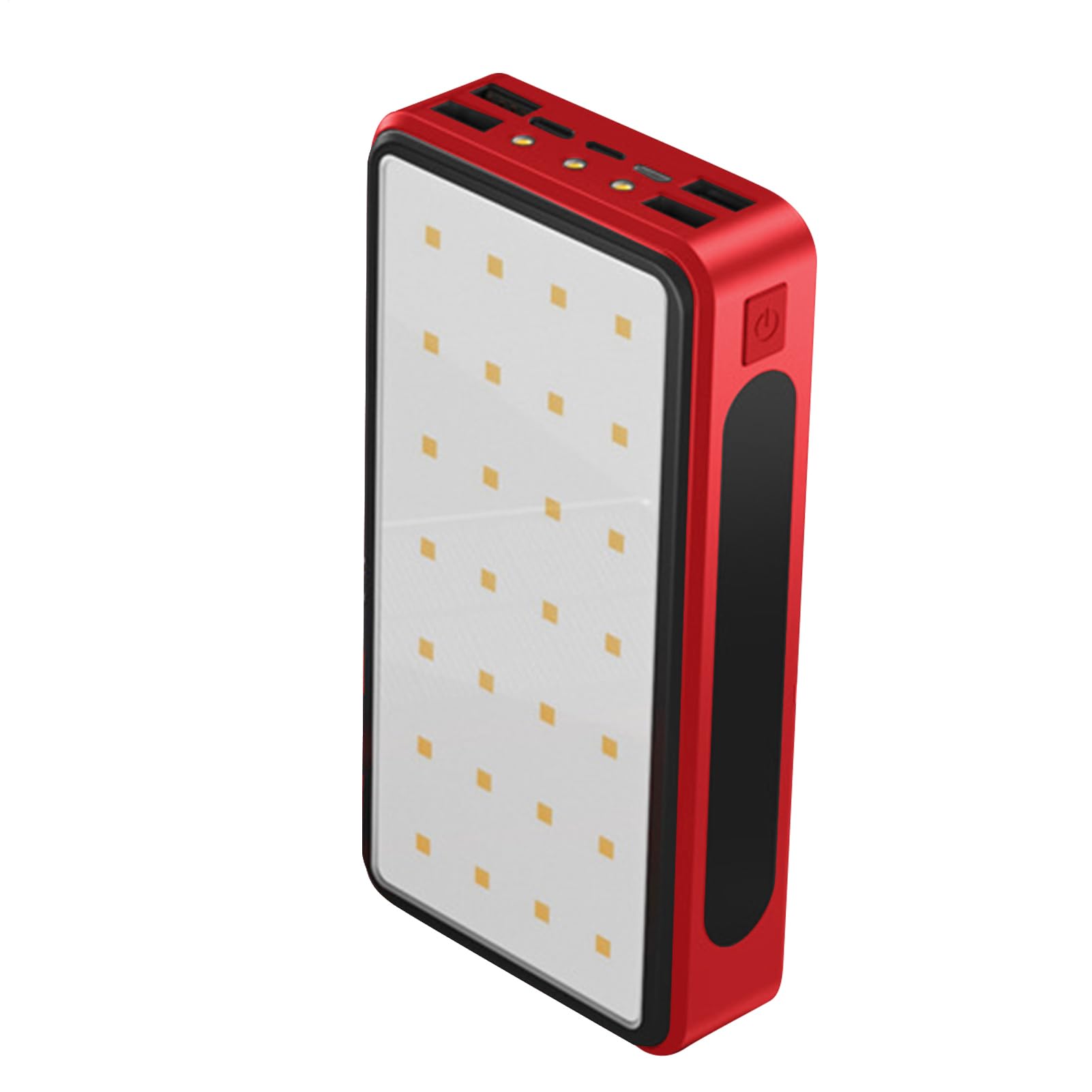 Caricabatterie Solare Cellulare Batteria Esterna Impermeabile Da 20000mAh | Caricatore Solare Portatile Power Bank Supporta 4 Dispositivi Elettronici per Campeggio Viaggio