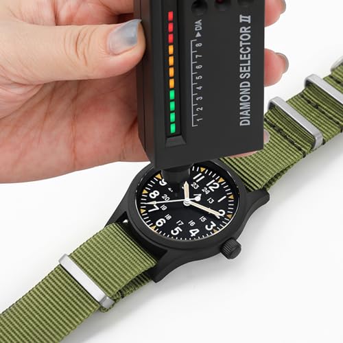Image of Militado ML05 38mm VH31 Quartz Watch - Domed Sapphire Crystal Field Watch C3 Super Luminous Retro Sweep Wrist Watch for Men 100M Waterproof