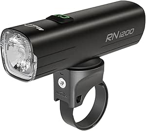 Magicshine Bike Light RN 1200, CREE LED, IPX7, 4000mAh Battery Type-C Reverse Charging, Powerful Bike Headlight Compatible with: Mountain, Kids, Street