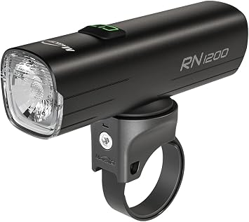 Magicshine Bike Light RN 1200, CREE LED, IPX7, 4000mAh Battery Type-C Reverse Charging, Powerful Bike Headlight Compatible with Mountain, Kids, Street