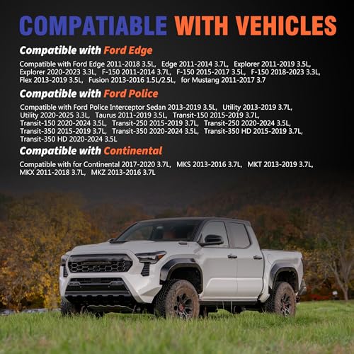Image of Engine Intake Manifold Gasket Set MS971181 Compatible with Lincoln Ford | F-150 Edge Explorer Flex Fusion Police Interceptor Transit-150 250 350 HD MKS MKT MKX MKZ 3.5L 3.7L V8
