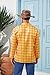Woody Shirt Men's Plaid Button Down Long Sleeve Work Casual Shirt S Yellow