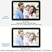 Digital Photo Frame 7 Inch Display Photos with Background Music 1080P Video, Digital Picture Frame with HD IPS 180 Degree Wide Viewing Angle with Remote Control, Support USB SD Slot Black