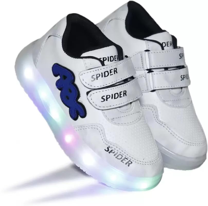 K- FOOTLANCE Sneakers for Boys/Trending Stylish Sneakers for Boys/Comfortable and Built to Shoes for Kids Blue,White (B0D1XPW8ZW) Amazon Price History, Amazon Price Tracker