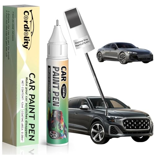 Image of LZ7S /6Y Daytona Gray Pearl Touch Up Paint for Audi, Color Accurate Car Paint Scratch Repair Pen, Quick & Easy Fix Automotive Chips and Nicks