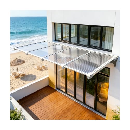 Toldo para puertas de exterior de 40 x 400 cm, ideal para patios, porches, techos y jardines