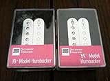 Seymour Duncan SH-4 JB Bridge & SH-1 59 Neck WHITE Humbucker Pickup Set