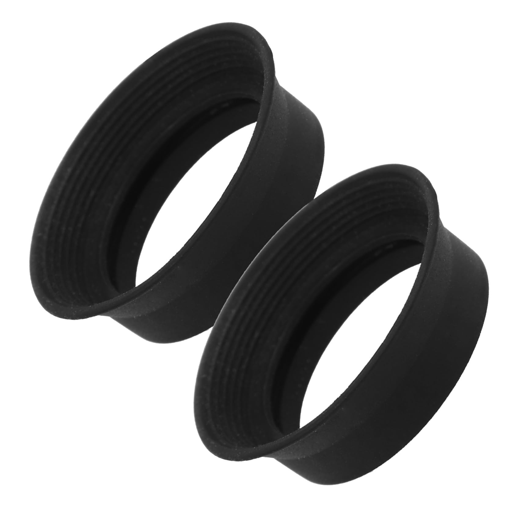 KICHOUSE 2pcs Sturdy Telescope Eyepiece Cover Reduces Glare Enhances Moon Details Compatible Telescopes