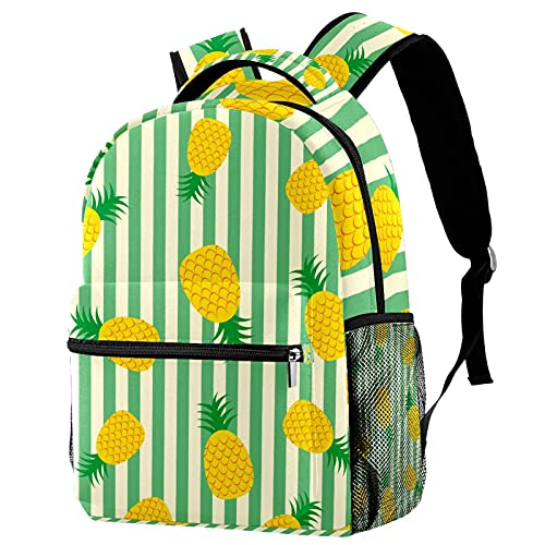 Sac à dos de voyage campus vintage mixte avec grand porte-bouteille latéral