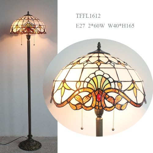 Antique design Tiffany Style Floor Lamp : Amazon.co.uk: Lighting