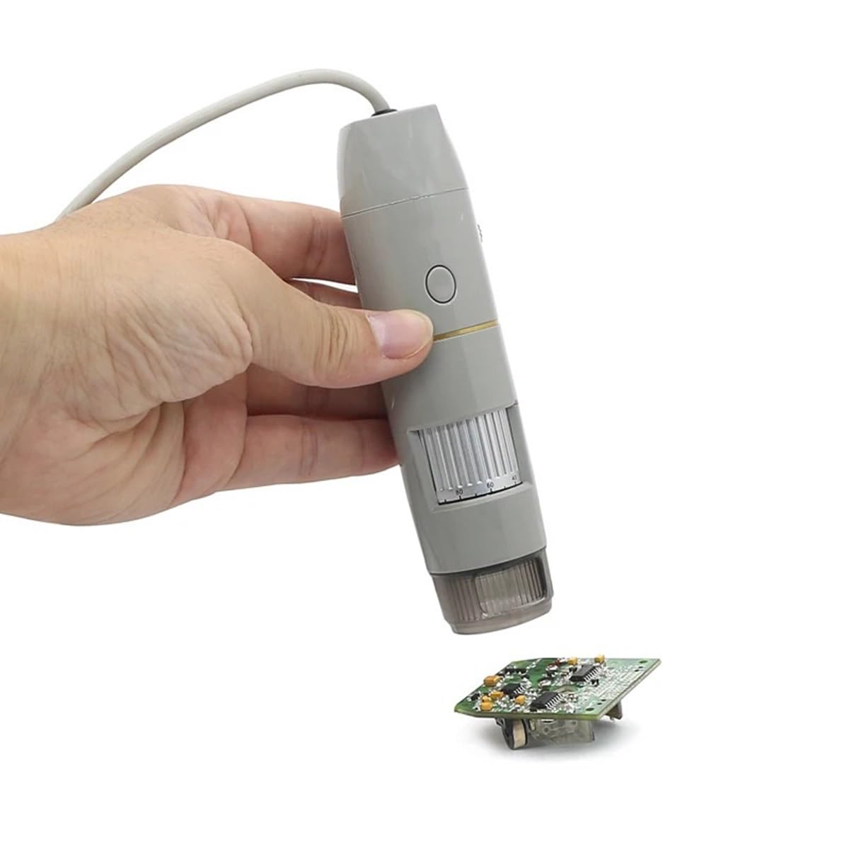 Microscope 500X Polarized Light USB Microscope 5.0MP Digital Video Camera with 8LED fit for Semiconductor Testing