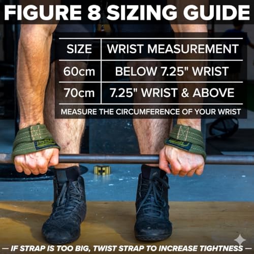 Image of SERIOUS STEEL FITNESS Figure 8 Deadlift Straps