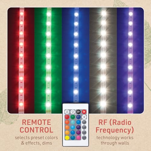 Kit de tira LED multicolor 12 pulgadas con mando miniatura 2