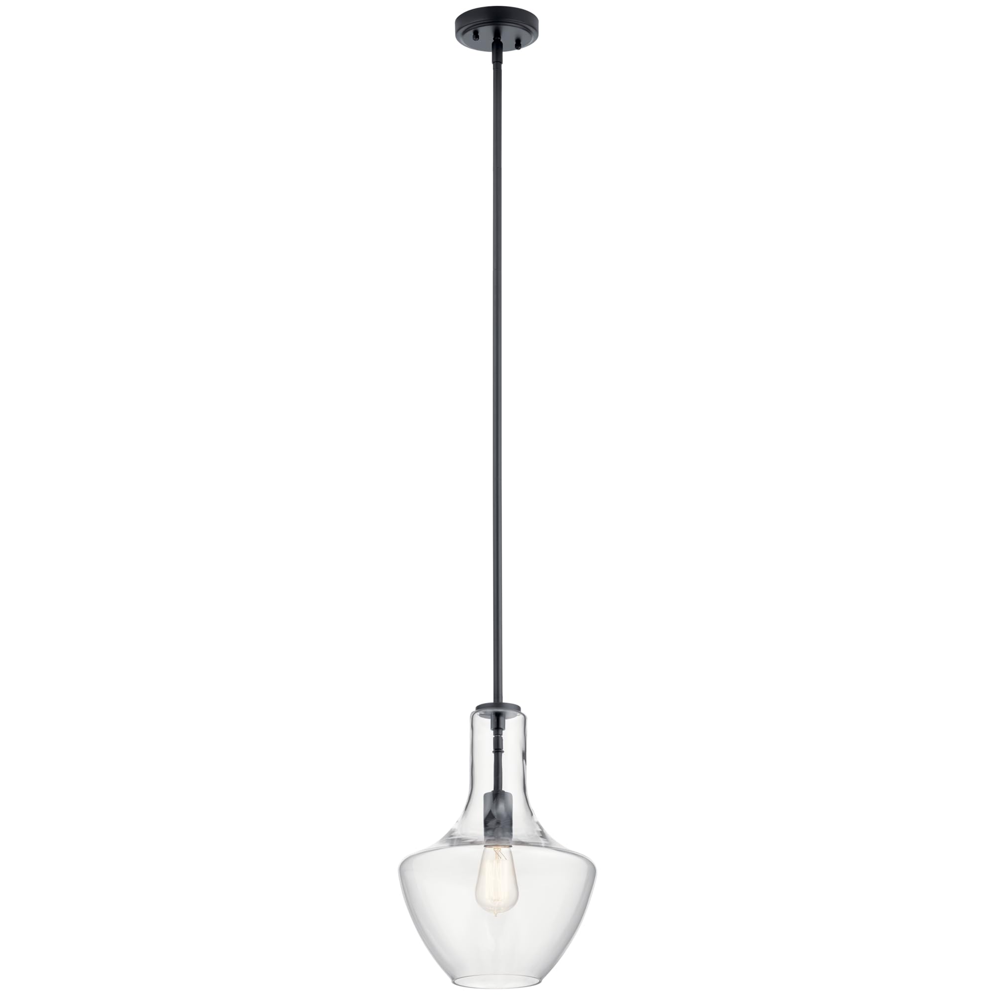 Amazon.com: Kichler Everly 1-Light Pendant Light Fixture with