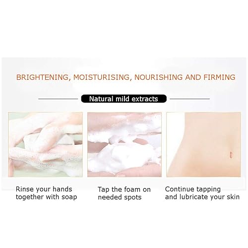 Miniatura 2 de DISAAR Beauty Jabón natural de la belleza del colágeno de la cara clara de la piel lisa reduce la nutrición de los poros abiertos 3.53 oz